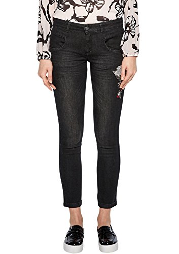 s.Oliver BLACK LABEL Damen Ankle-Jeans Sienna Slim Slim Fit verkürzt anthrazit (14) 40 von s.Oliver BLACK LABEL