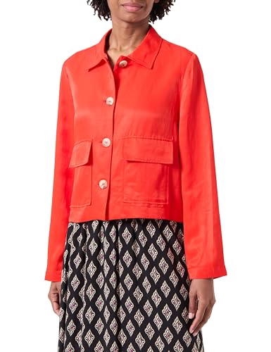 s.Oliver BLACK LABEL Damen 2142462 Jacke, rot 3062, 40 von s.Oliver BLACK LABEL