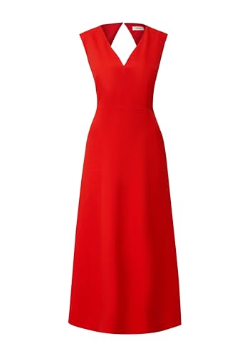 s.Oliver BLACK LABEL Damen 2148112 Maxi Kleid aus Leinenmix, rot 3062, 34 von s.Oliver BLACK LABEL