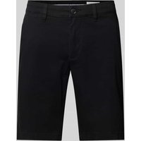 s.Oliver RED LABEL Bermudas in unifarbenem Design in Black, Größe 34 von s.Oliver RED LABEL