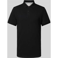 s.Oliver RED LABEL Poloshirt mit Label-Detail in Black, Größe L von s.Oliver RED LABEL