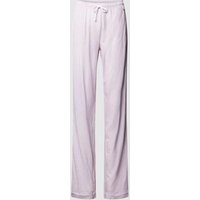 s.Oliver RED LABEL Pyjama-Hose aus Baumwoll-Viskose-Mix mit Streifenmuster in Bordeaux, Größe 32-34 von s.Oliver RED LABEL