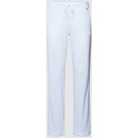 s.Oliver RED LABEL Pyjama-Hose mit Streifenmuster in Blau, Größe 44-46 von s.Oliver RED LABEL