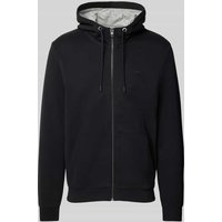 s.Oliver RED LABEL Sweatjacke mit Reißverschluss in Black, Größe XXL von s.Oliver RED LABEL