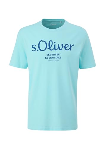 s.Oliver Herren 2139909 T-Shirt, Türkis 60d1, L EU von s.Oliver