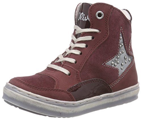 s.Oliver 35202, Mädchen Hohe Sneakers, Rot (Berry 526), 26 EU (8.5 Kinder UK) von s.Oliver