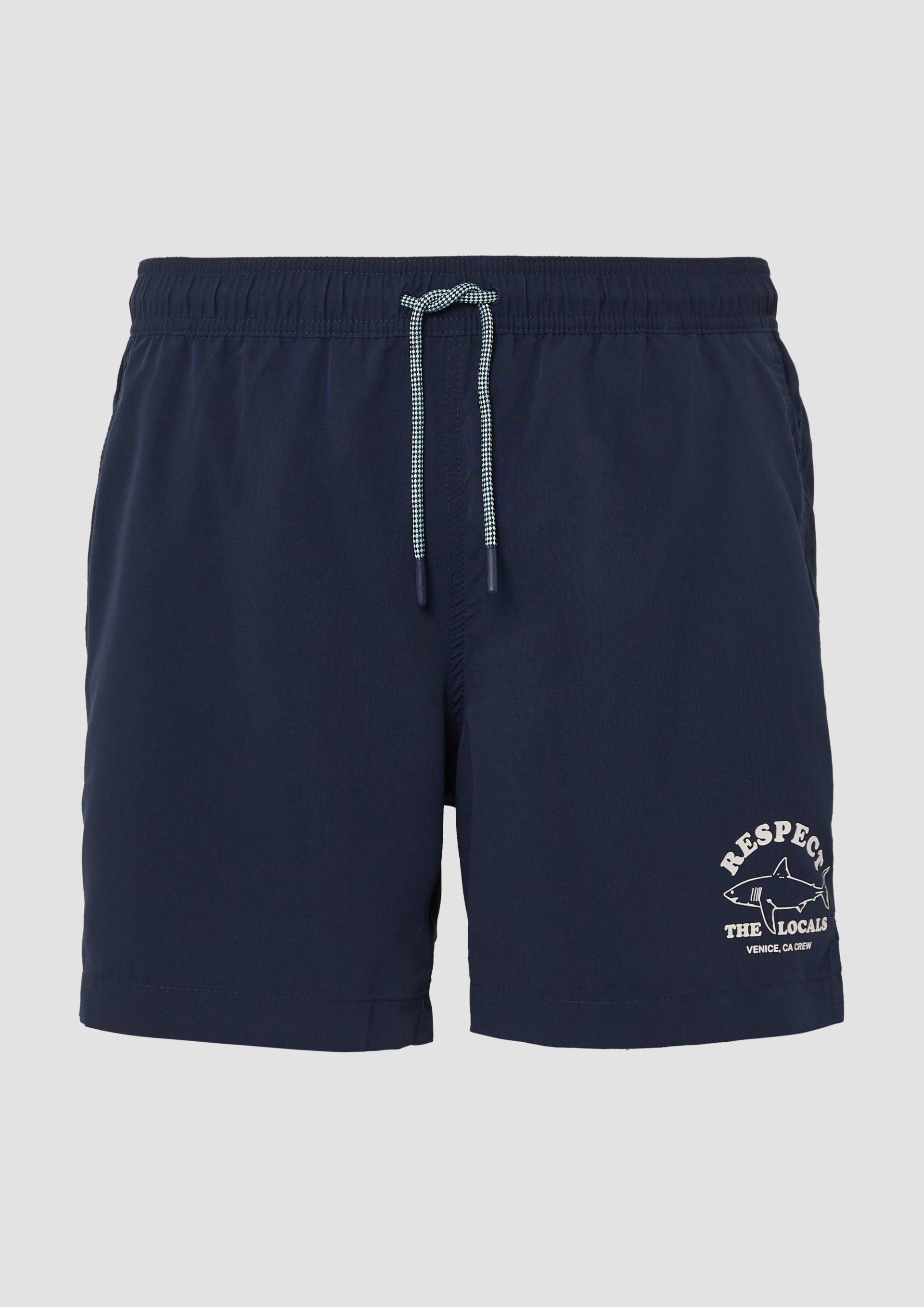 s.Oliver - Badeshorts mit Artwork und Eingrifftaschen, Herren, blau s.Oliver - Badeshorts mit Artwork und Eingrifftaschen, Herren, blau von s.Oliver
