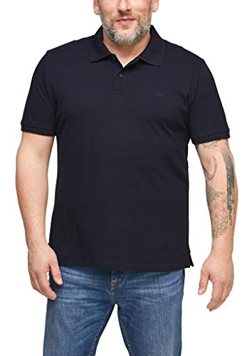 s.Oliver Big Size Herren 131.10.102.13.130.2064880 Polohemd, Dark Blue, 4XL von s.Oliver