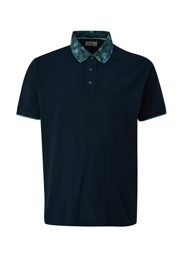 s.Oliver Big Size Herren 2148695 Poloshirt mit Kontrastkragen, blau 5978, 3XL von s.Oliver