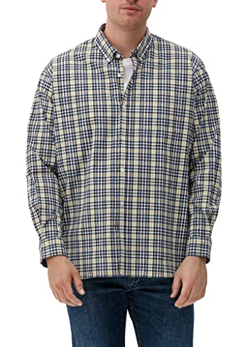 s.Oliver Big Size Men's 10.3.16.11.120.2124748 Shirt, Blue, 3XL von s.Oliver