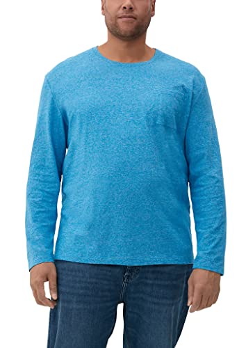 s.Oliver Big Size Men's 10.3.16.12.130.2129663 T-Shirts Langarm, türkis 62W1, 4XL von s.Oliver