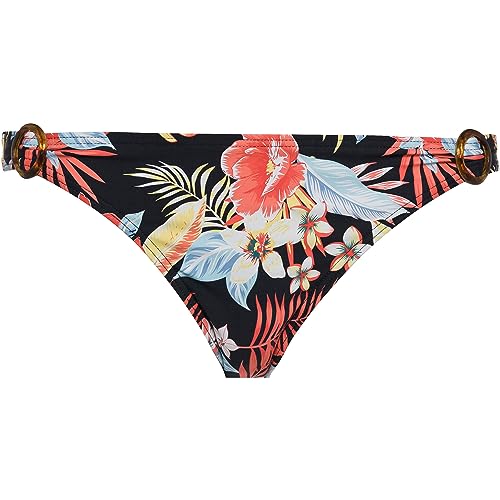 S.Oliver Damen Suki-16 Bikini-Unterteile, Black-print, 38 EU von s.Oliver