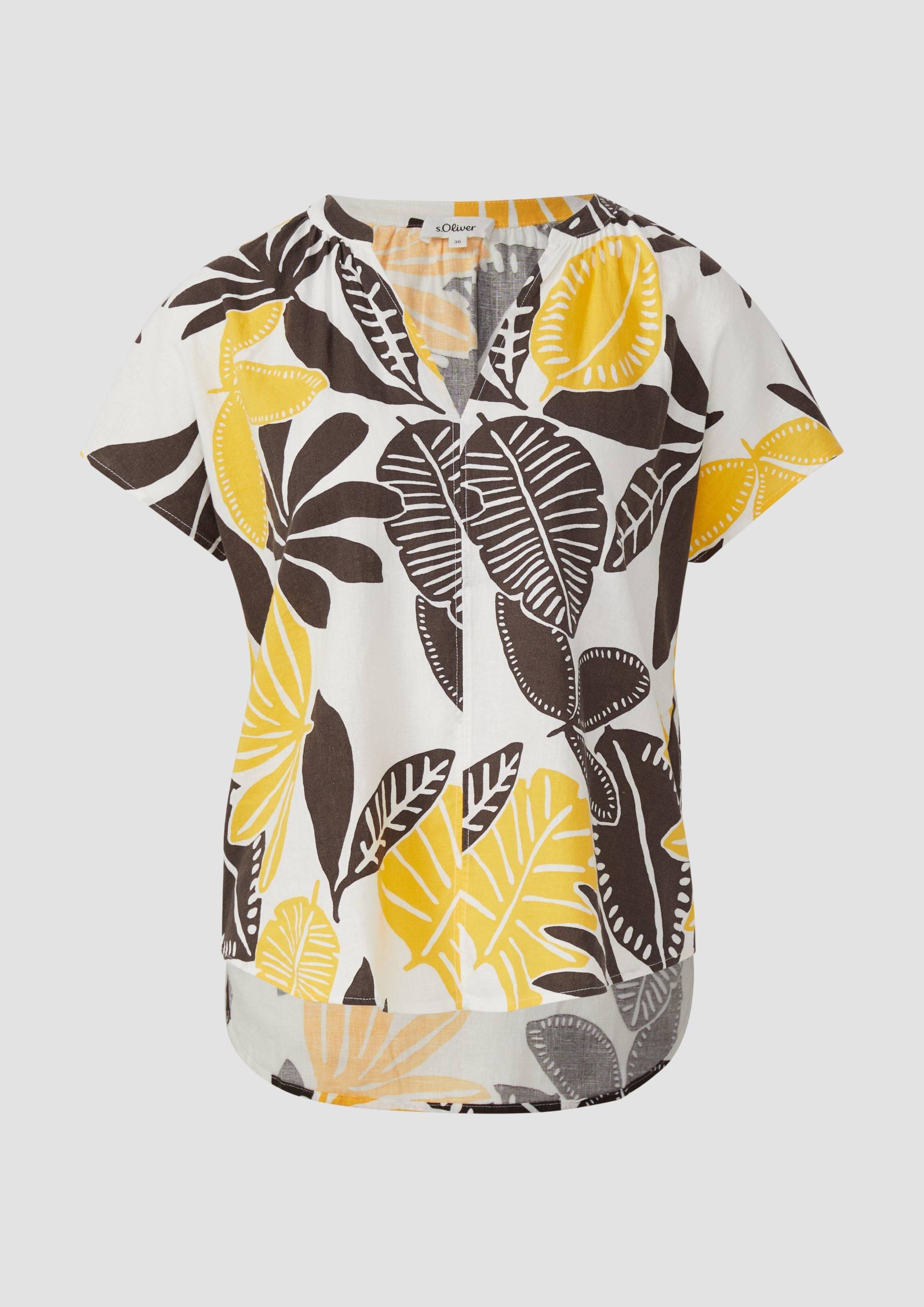 s.Oliver - Ärmellose Bluse aus Leinenmix im Relaxed Fit, Damen, creme s.Oliver - Ärmellose Bluse aus Leinenmix im Relaxed Fit, Damen, creme von s.Oliver