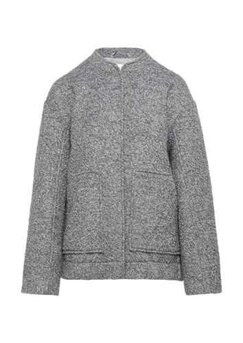 s.Oliver Bouclé-Bomberjacke aus Wollmix Graphit XS s.Oliver Bouclé-Bomberjacke aus Wollmix Graphit XS von s.Oliver