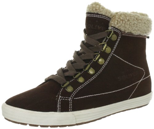 s.Oliver Casual 5-5-25227-29, Damen Fashion Sneakers, Braun (Cafe 361), EU 40 von s.Oliver