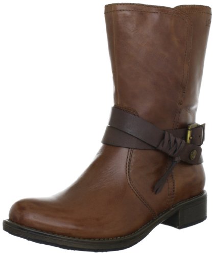 s.Oliver Casual 5-5-25365-39, Damen Bikerboots, Braun (NUT/Mocca ANT. 603), EU 40 von s.Oliver