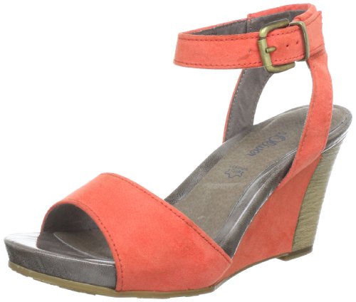 s.Oliver Casual 5-5-28335-30, Damen Sandalen, Orange (Papaya/Taupe 923), EU 38 von s.Oliver