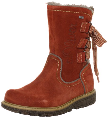 s.Oliver Casual 5-5-46447-39, Mädchen Stiefel, Orange (Burned ORANGE 624), EU 31 von s.Oliver