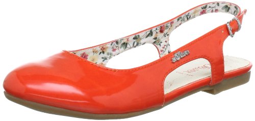 s.Oliver Casual 5-5-49400-30, Mädchen Ballerinas, Orange (Orange 606), EU 34 von s.Oliver