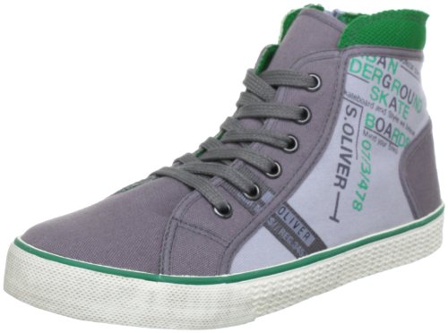 s.Oliver Casual 5-5-55202-20, Jungen Sneaker, Grau (Grey Comb 295), EU 37 von s.Oliver