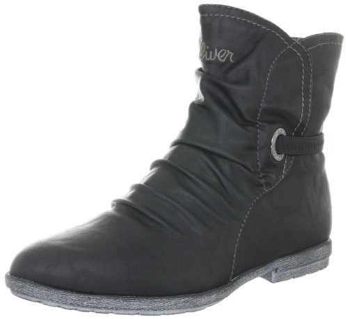 s.Oliver Casual 5-5-56424-29, Mädchen Stiefel, Schwarz (Black 1), EU 39 von s.Oliver