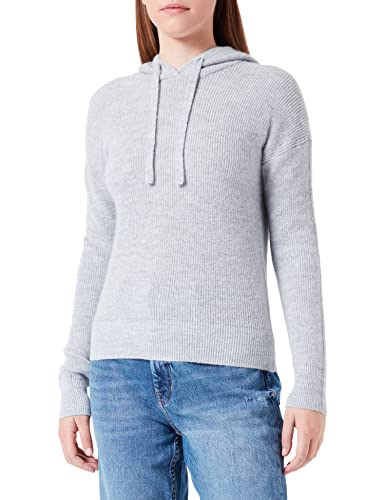 s.Oliver Damen Strickpullover mit Glitzergarn, Grau 94W7, 42 von s.Oliver