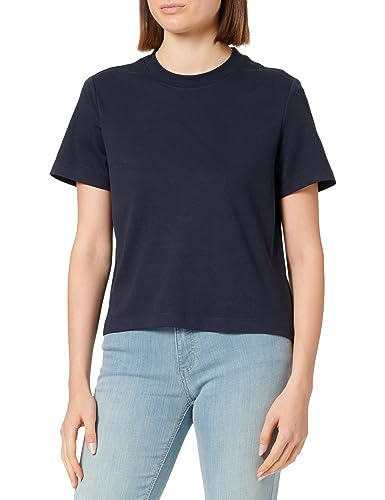 s.Oliver Damen 2139394 T-Shirt kurzarm, blau 5959, 44 von s.Oliver