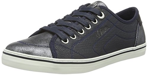 s.Oliver Damen 23614 Sneaker, Blau (Navy Comb. 891), 40 von s.Oliver