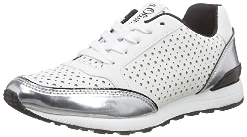 s.Oliver Damen 23634 Sneaker, Silber (Silver/White 944) von s.Oliver