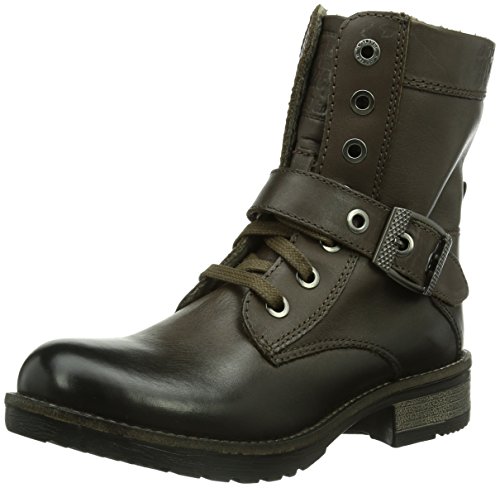 s.Oliver Damen 25207 Biker Boots, Grün (Khaki 701), 37 EU von s.Oliver