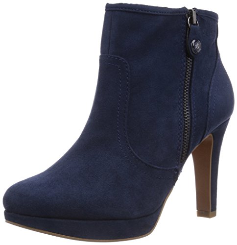 s.Oliver Damen 25301 Kurzschaft Stiefel, Blau (Navy 805), 36 von s.Oliver