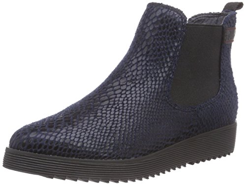 s.Oliver Damen 25410 Chelsea Boots, Blau (Navy Snake 825), 36 von s.Oliver