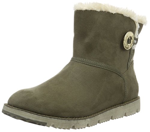 s.Oliver Damen 26412 Schlupfstiefel, Grün (Khaki 701) von s.Oliver