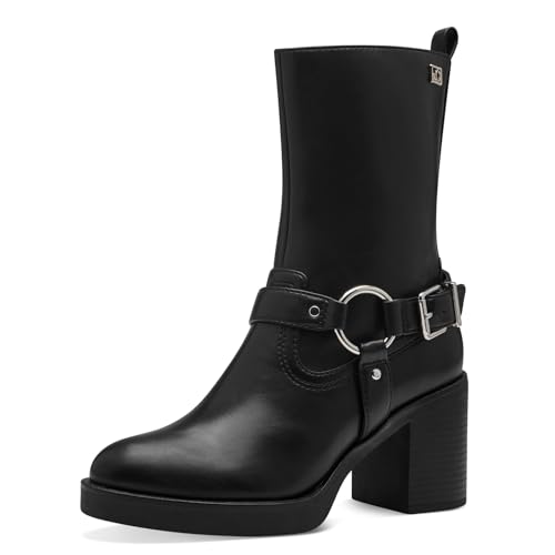 s.Oliver Damen Stiefeletten mit Absatz mit Schnalle Elegant, Schwarz (Black), 39 EU s.Oliver Damen Stiefeletten mit Absatz mit Schnalle Elegant, Schwarz (Black), 39 EU von s.Oliver