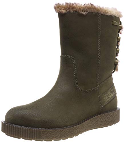 s.Oliver Damen 5-5-26413-21 Schneestiefel, Grün (Olive 720) von s.Oliver