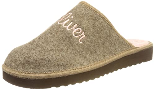 s.Oliver Damen 5-5-27400-27 Hausschuh, Taupe/Rose, 38 EU von s.Oliver