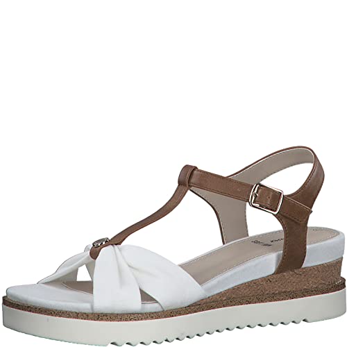 s.Oliver Damen 5-5-28205-30 Sandale, White Comb, 42 EU von s.Oliver