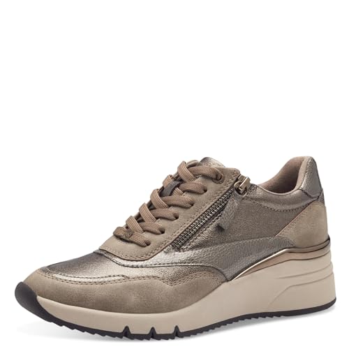 s.Oliver Damen Low 5-23608-43 Sneaker, Taupe Comb, 40 EU von s.Oliver