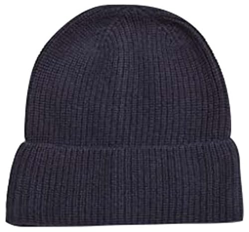 s.Oliver Damen MÜTZE, 5959 Winter-Hut, Dark Blue, 1 von s.Oliver