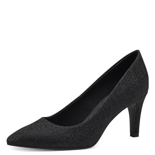 S.Oliver Damen 5-22411-42 Pumps, Black Glitter, 40 EU von s.Oliver