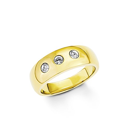 s.Oliver Damen-Ring Swarovski Elements Edelstahl Kristall weiß Gr. 56 (17.8) - 524353 von s.Oliver