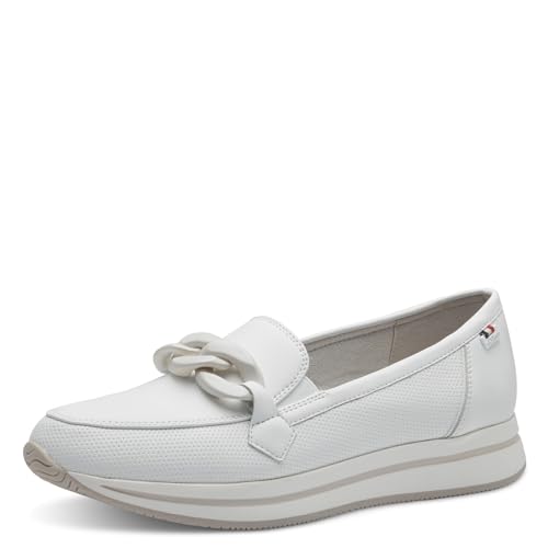 s.Oliver Damen Slipper Plateau Bequem, Weiß (White), 41 von s.Oliver