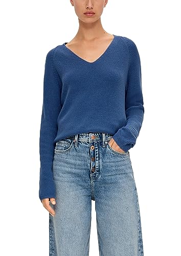 s.Oliver Damen 2134378 Strickpullover, Blue, UK 12 von s.Oliver