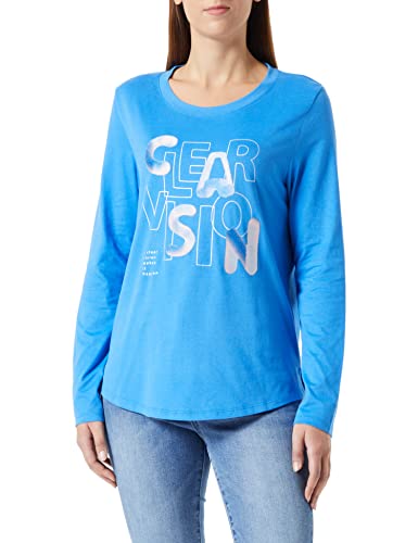 s.Oliver Damen T-shirts T Shirts langarm, Blau, 34 EU von s.Oliver