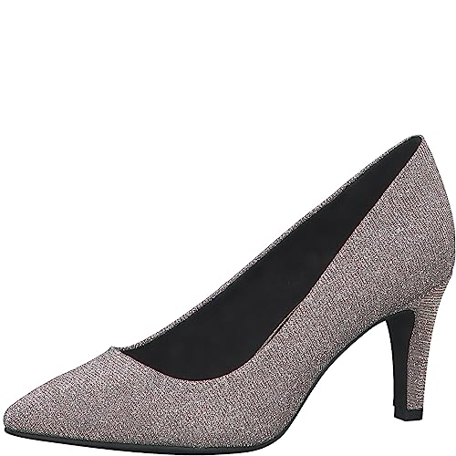 s.Oliver Damen Pumps Spitz Glitzer Silber (Platinum Glit.), 41 von s.Oliver