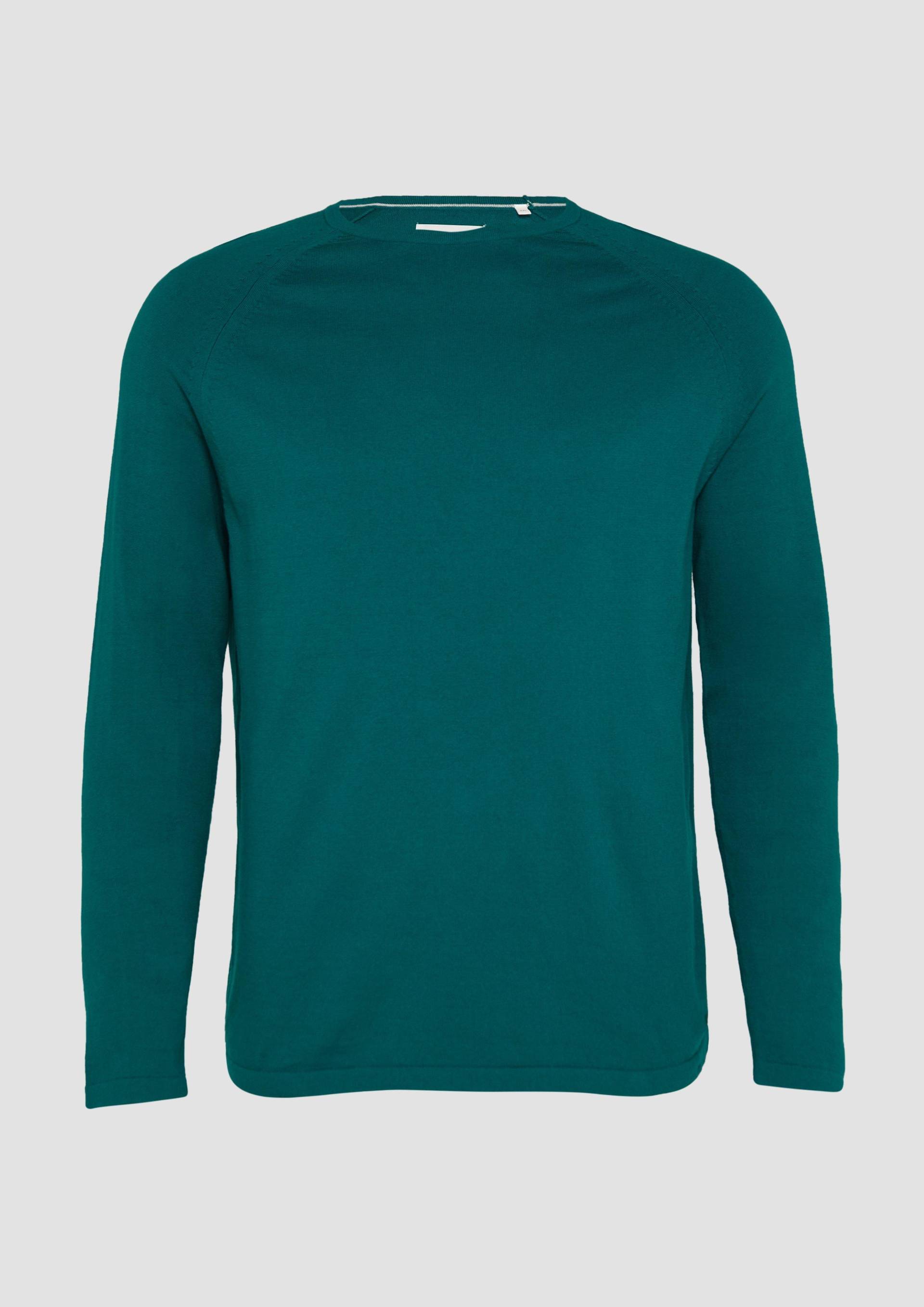 s.Oliver - Feinstrickpullover mit Raglanärmeln, Herren, Blau s.Oliver - Feinstrickpullover mit Raglanärmeln, Herren, Blau von s.Oliver