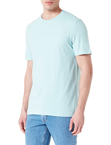 s.Oliver Herren, Brad Slim Fit T-Shirt, Kurzarm, Blue Green, L von s.Oliver