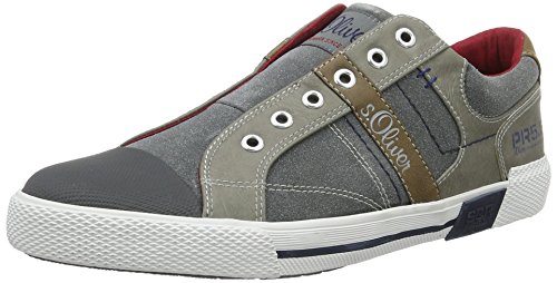 s.Oliver Herren 14606 Low-Top, Grau (Grey 200) von s.Oliver