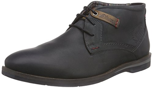 s.Oliver Herren 15100 Chukka Boots, Schwarz (Black 001), 43 EU von s.Oliver