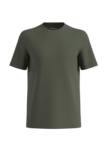 s.Oliver Herren 2148683 T-Shirt, Olive, 5XL von s.Oliver